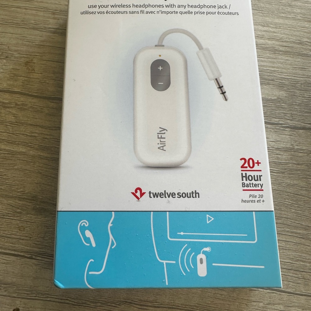 AirFly Wireless Headphones Adapter - White